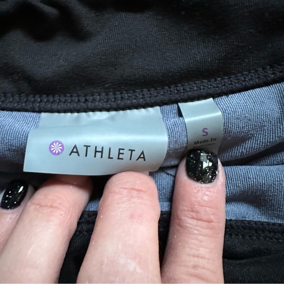 Athleta | Warrior Sport 2 In 1 Skort Herringbone Skirted Leggings Size Small - Picture 7 of 8